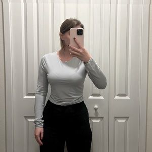 Express gray long sleeve
